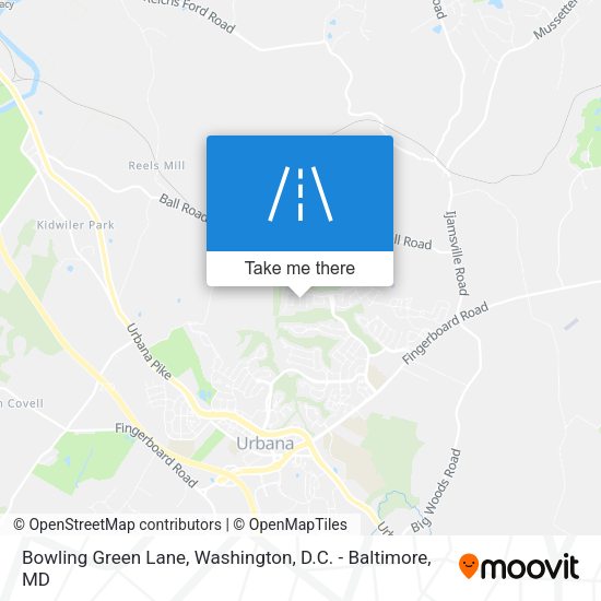 Mapa de Bowling Green Lane