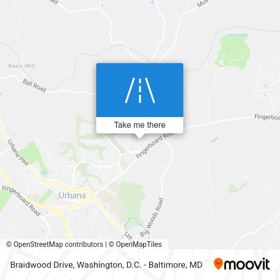 Braidwood Drive map