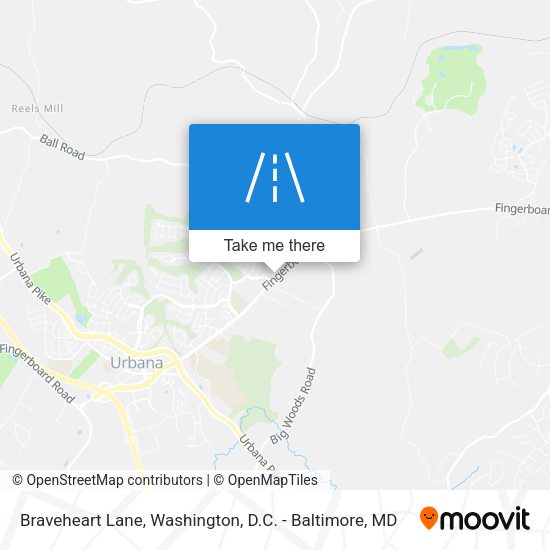 Mapa de Braveheart Lane