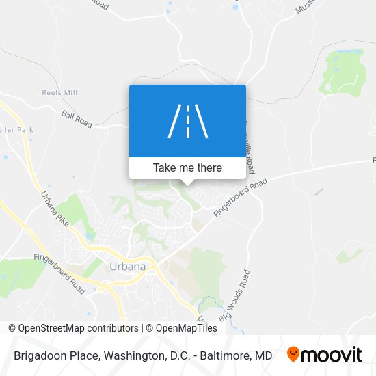 Brigadoon Place map