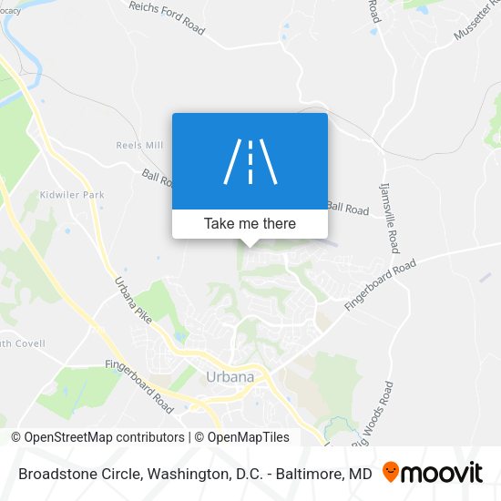 Broadstone Circle map