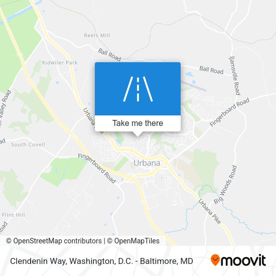 Clendenin Way map