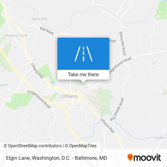 Mapa de Elgin Lane