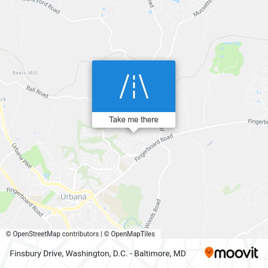 Mapa de Finsbury Drive