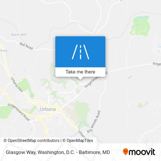 Glasgow Way map