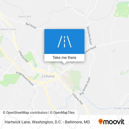 Hartwick Lane map