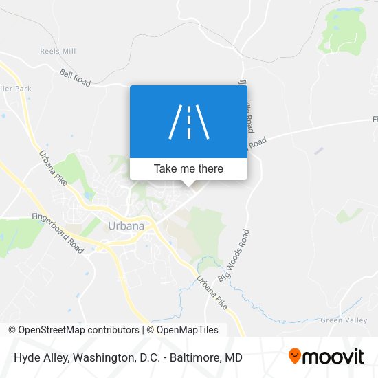 Hyde Alley map