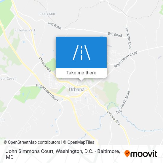 John Simmons Court map