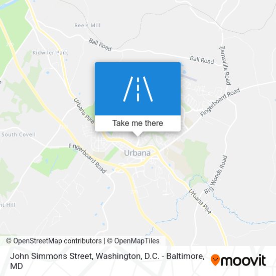 John Simmons Street map