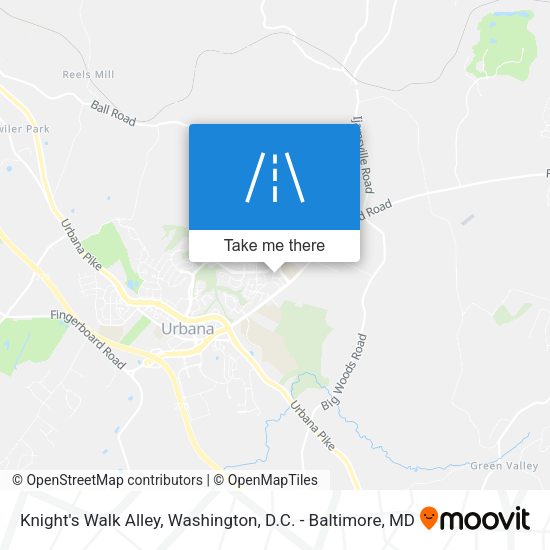 Knight's Walk Alley map
