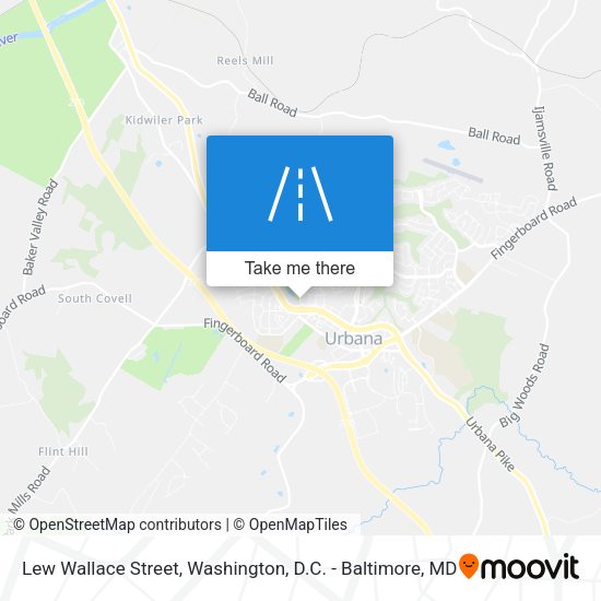 Lew Wallace Street map
