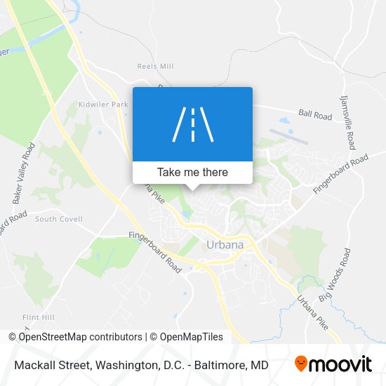 Mackall Street map