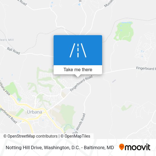 Notting Hill Drive map