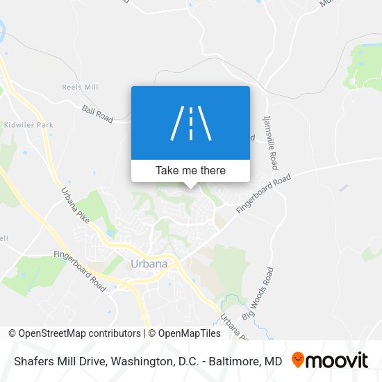 Shafers Mill Drive map