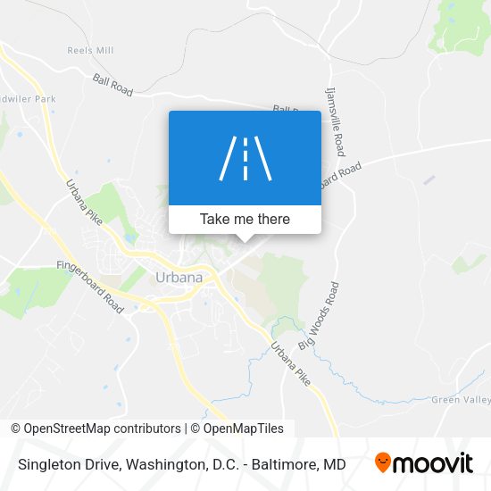 Singleton Drive map