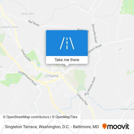 Singleton Terrace map