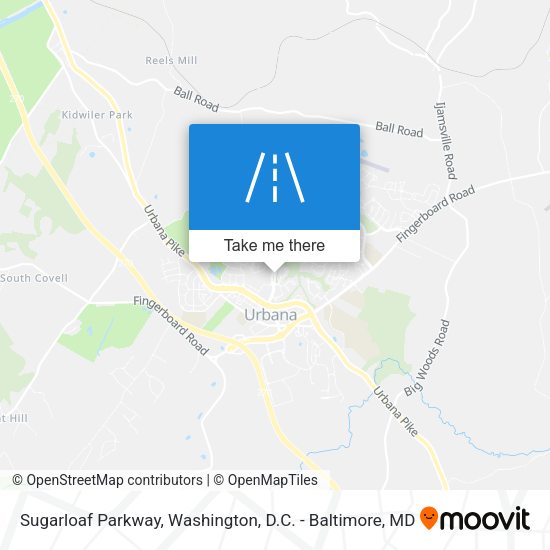 Sugarloaf Parkway map