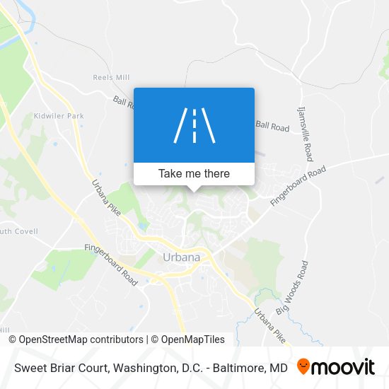 Mapa de Sweet Briar Court
