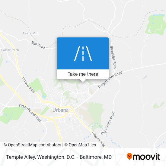 Temple Alley map