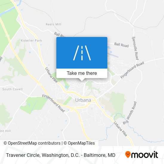 Travener Circle map