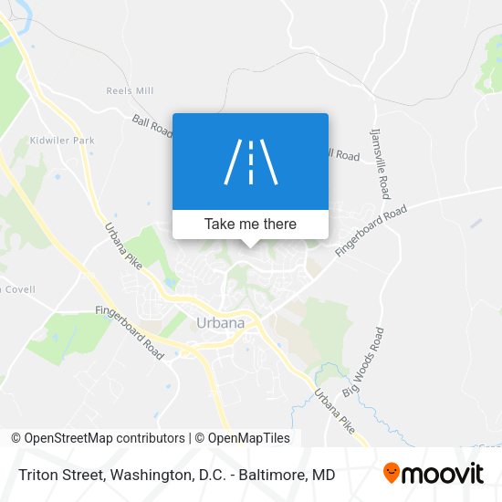 Triton Street map