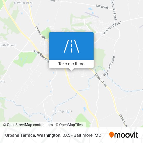 Urbana Terrace map