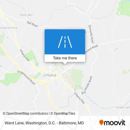 Mapa de Ward Lane