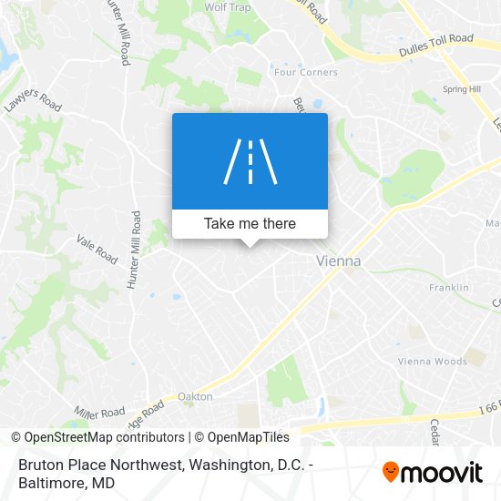 Bruton Place Northwest map