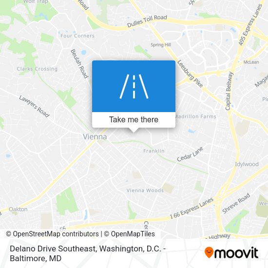 Mapa de Delano Drive Southeast