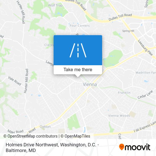 Holmes Drive Northwest map