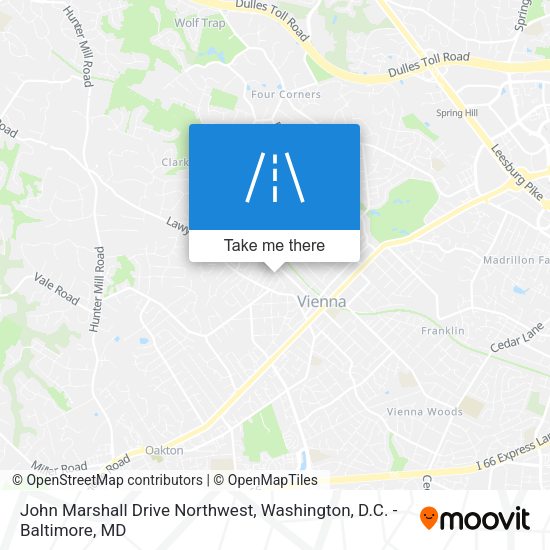 Mapa de John Marshall Drive Northwest