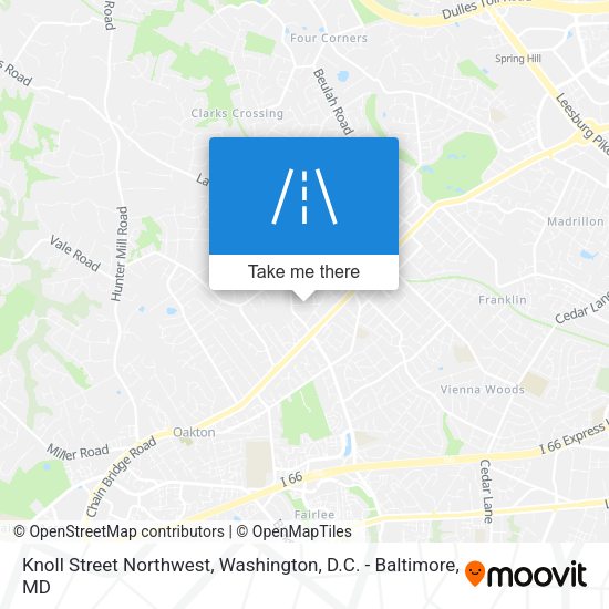 Mapa de Knoll Street Northwest
