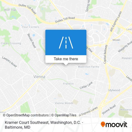 Kramer Court Southeast map
