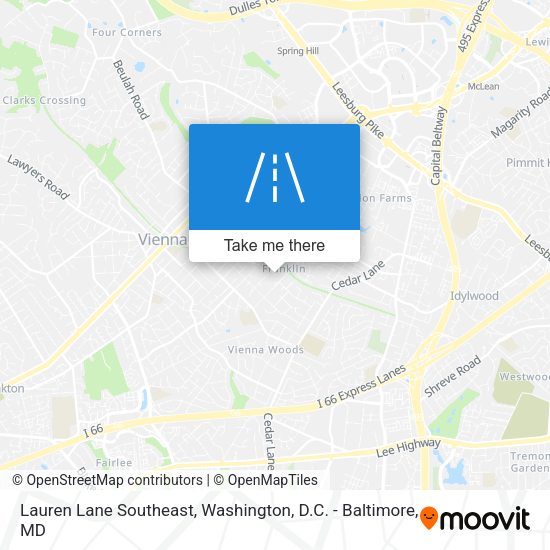 Lauren Lane Southeast map