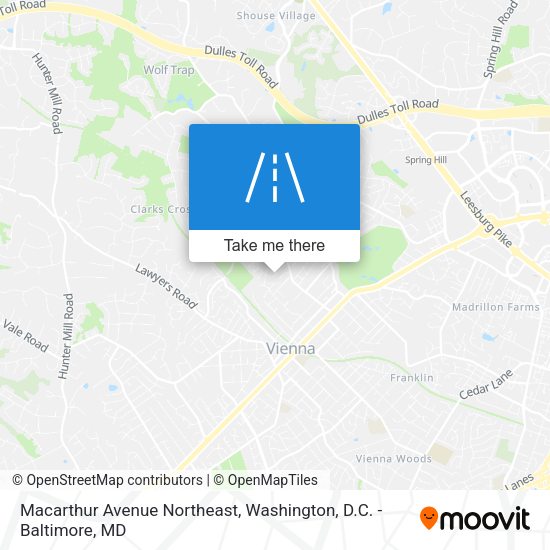 Macarthur Avenue Northeast map