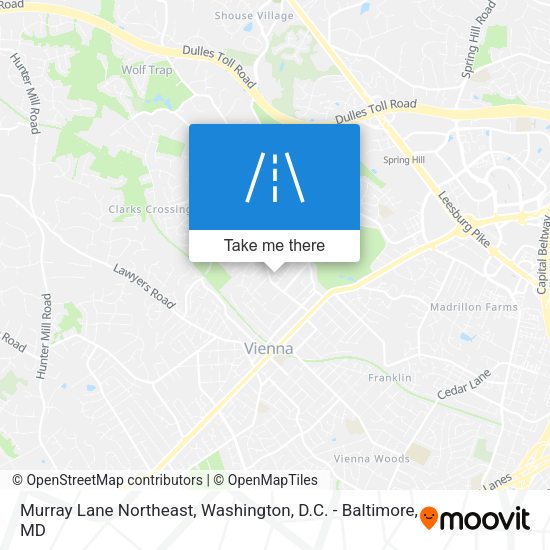 Mapa de Murray Lane Northeast