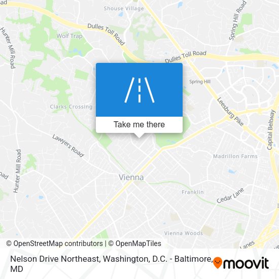 Mapa de Nelson Drive Northeast
