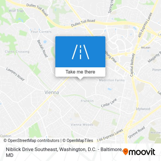 Mapa de Niblick Drive Southeast