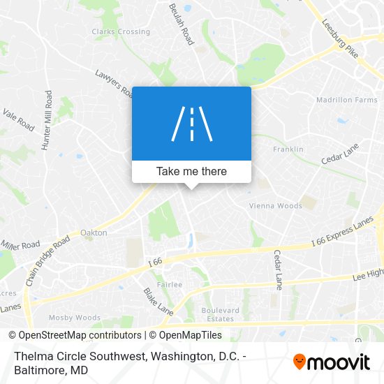 Thelma Circle Southwest map
