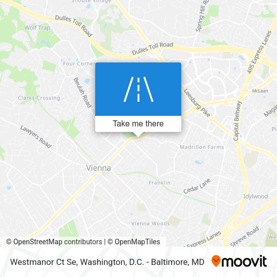 Westmanor Ct Se map