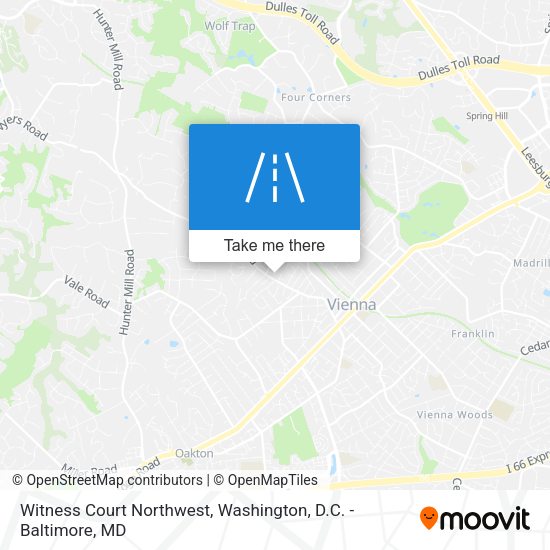 Witness Court Northwest map