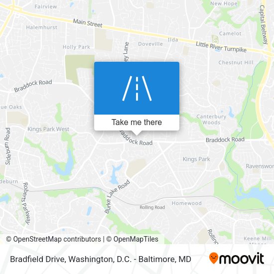 Bradfield Drive map