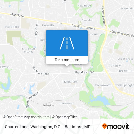 Charter Lane map