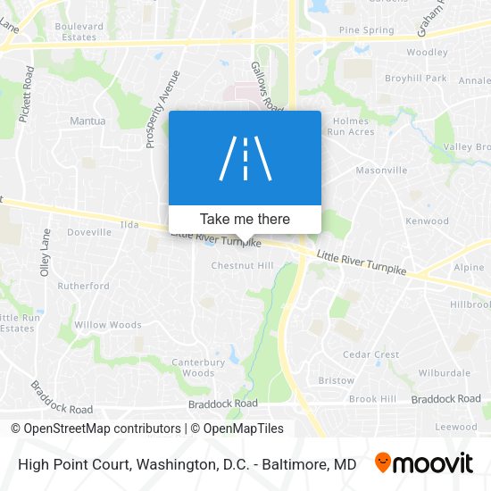 Mapa de High Point Court