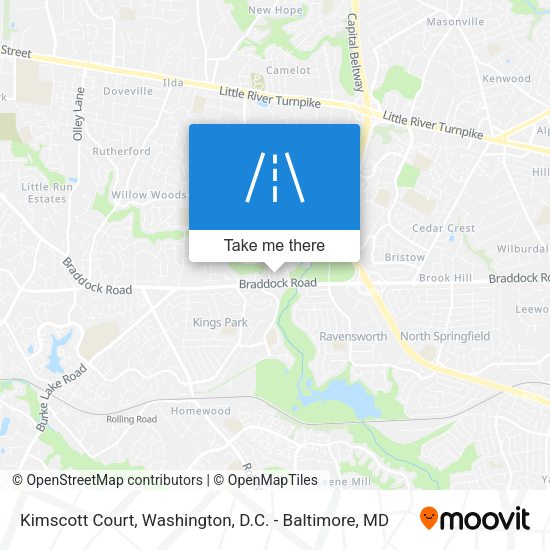Kimscott Court map