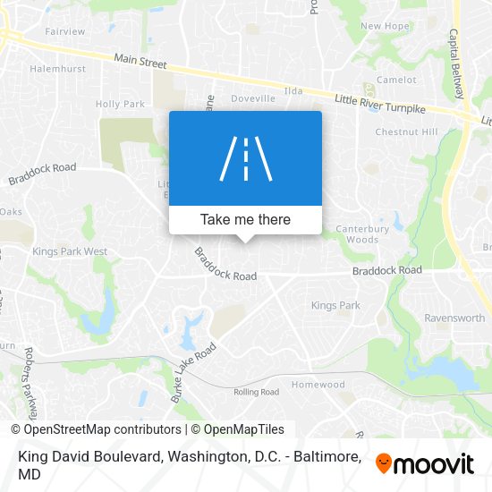 King David Boulevard map