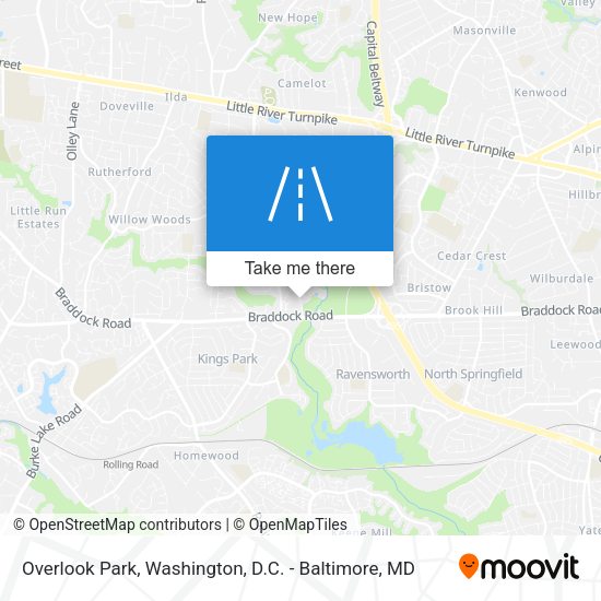 Overlook Park map