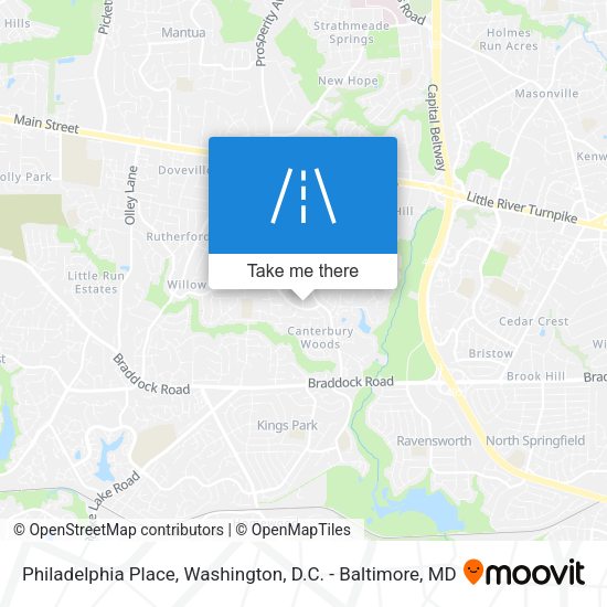 Philadelphia Place map