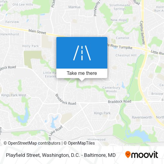 Playfield Street map