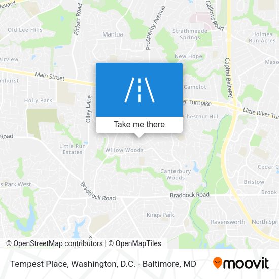 Tempest Place map
